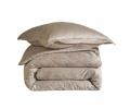 Постельное бельё "Blanc des Vosges" OSIER POUDRE Сатин ДеЛюкс, Евро