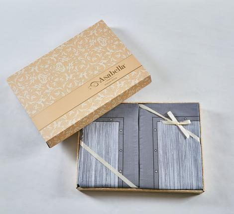 Постельное белье "Asabella" 2362-6 Фланель, Евро