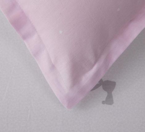 Постельное белье детское "Sofi de Marko" Зайчонок (розовый) Сатин, 1,5 спальный