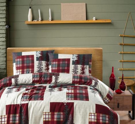 Постельное бельё "DO&CO" FLANNEL WINTER (бежевый), Евро