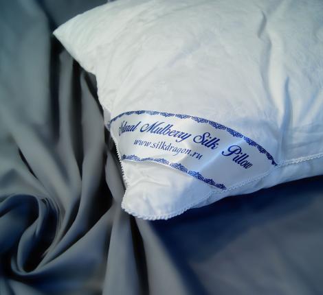 Шелковая подушка &quot;Silk Dragon&quot; Premium, 70х70 (высокая)