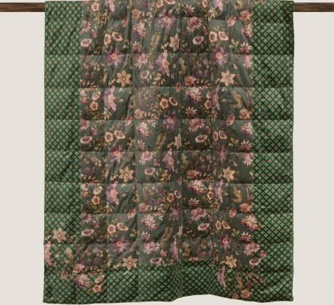 Плед-одеяло "FLORAL GREEN", 130х170