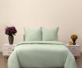 Постельное белье "Siberia" Сэнди (нефритовая) Ранфорс, 1,5 спальный (70х70)
