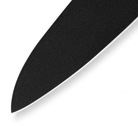 Нож кухонный &quot;Samura SHADOW&quot; Шеф с покрытием Black-coating 208 мм, ABS пластик