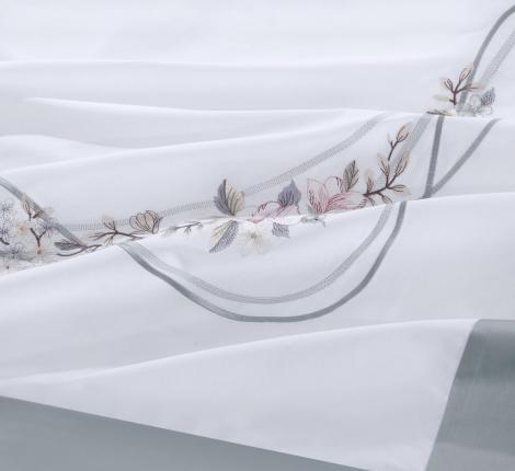 Постельное белье "Asabella" 2229-6 Сатин ДеЛюкс, Евро