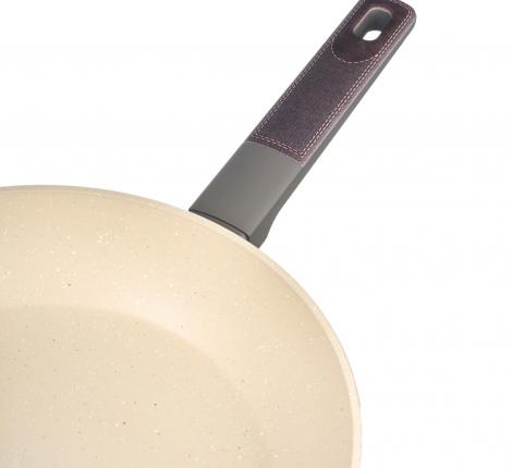 Сковорода "AGNESS" 902-102 с антипригарным покрытием PFLUON MARBLE, диаметр 26 см