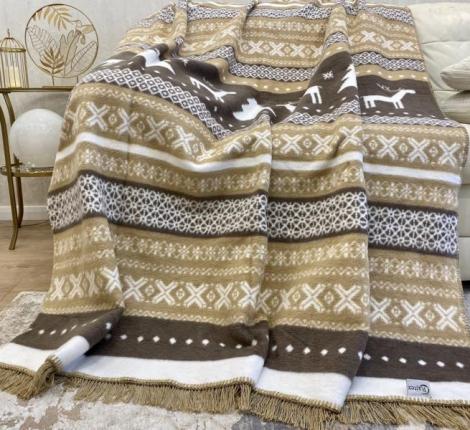 Плед хлопковый Райтекс "СКАНДИНАВСКИЙ ЛЕС", 150х200