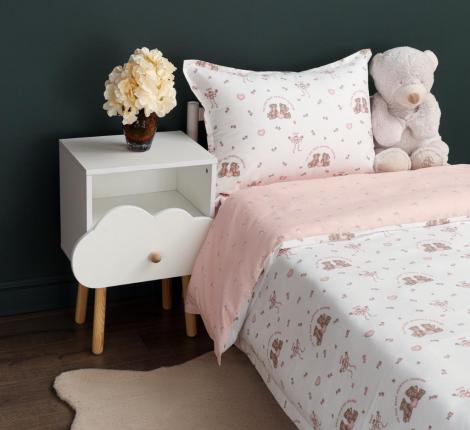 Постельное бельё детское "Sofi de Marko" Медвежата Сатин, 1,5 спальный