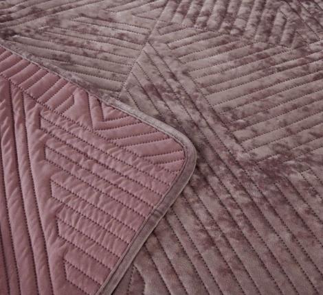 Покрывало "Sofi de Marko" Патрисия (пепел роза 1) Велюр, 240х260