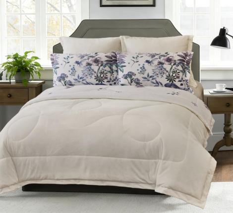 Постельное белье с одеялом "Sofi de Marko" Ренато №40 Велюр/Сатин, Евро