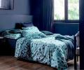 Постельное бельё "Blanc des Vosges" FLOREA BLEU celeste Сатин ДеЛюкс, Евро