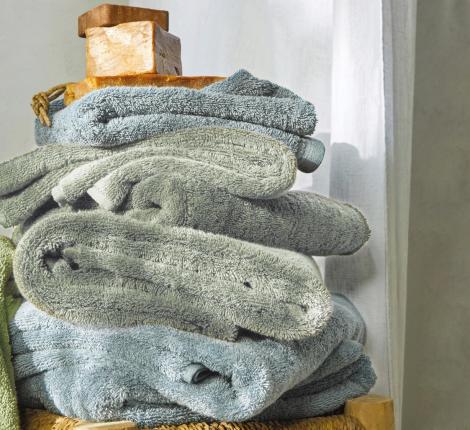 Полотенце "Blanc des Vosges" UNI ORAGE (голубой), 100х150