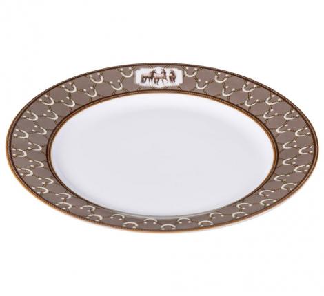 Набор закусочных тарелок 2 шт. "HORSE CLUB", диаметр 20,5 см