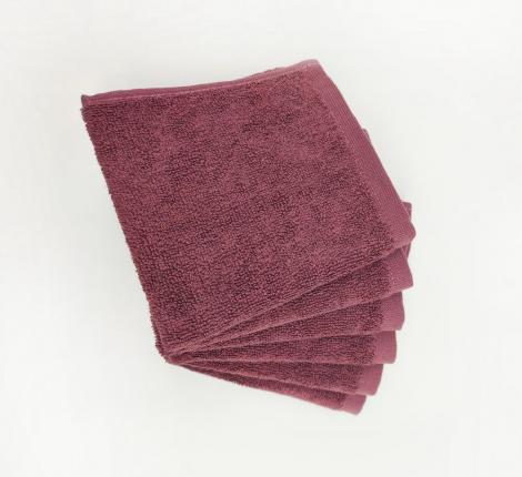 Набор махровых салфеток "Sofi de Marko" Бруна 30х30(6шт), пурпурный
