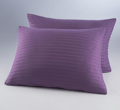 NST страйп-сатин (фиолетовый), 70х70-2 шт.