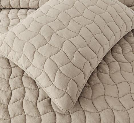 Покрывало "Sofi de Marko" Минелла (бежевый) Жатый сатин, 160х220