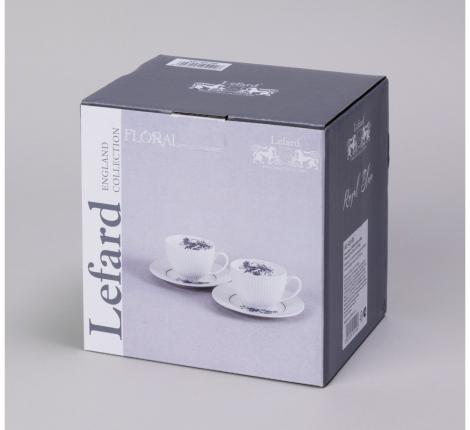 Чайный набор "ROYAL BLUE" на 2 персоны, 4 предмета (270 мл)