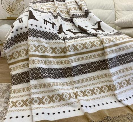 Плед хлопковый Райтекс "СКАНДИНАВСКИЙ ЛЕС", 150х200