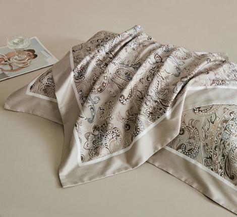 Постельное белье с одеялом "Asabella" 2274-2OSP Фланель, Семейный