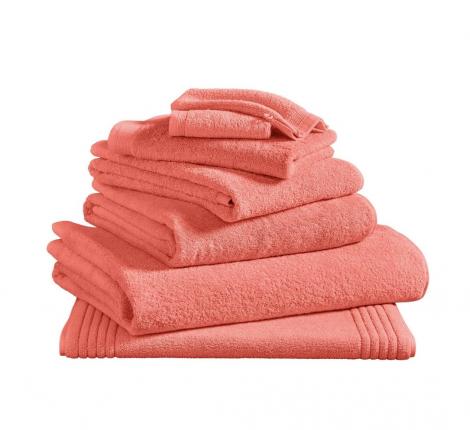 Полотенце махровое "Blanc des Vosges" UNI CORAIL (коралловый), 40х60