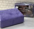 Покрывало велюровое "EFOR PREMIUM" УЗОР 160х230, сиреневый