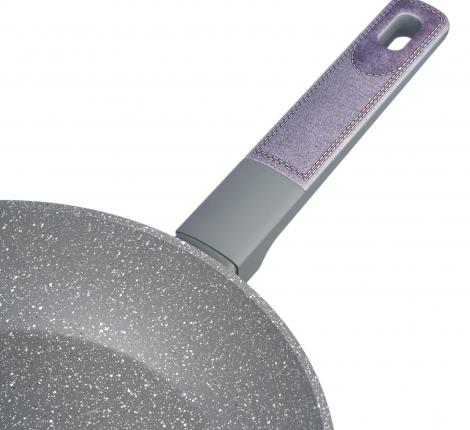 Сковорода "AGNESS" 902-122 с антипригарным покрытием PFLUON MARBLE, диаметр 26 см