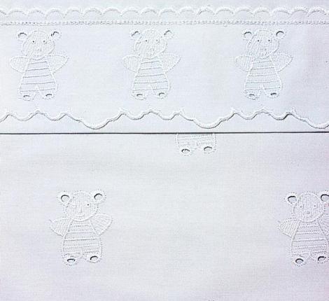 Постельное бельё детское BOVI "МИШУТКИ" Перкаль, белый