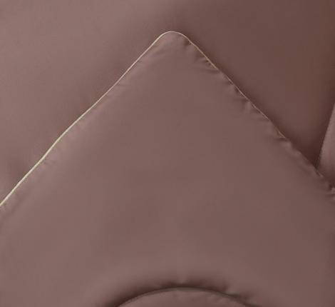 Постельное белье с одеялом "Sofi de Marko" Premium Mako (капучино) Сатин ДеЛюкс, Евро