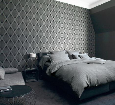 Наволочка "Blanc des Vosges" PALACE ARDOISE(темно-серый) сатин жаккард, 60х60