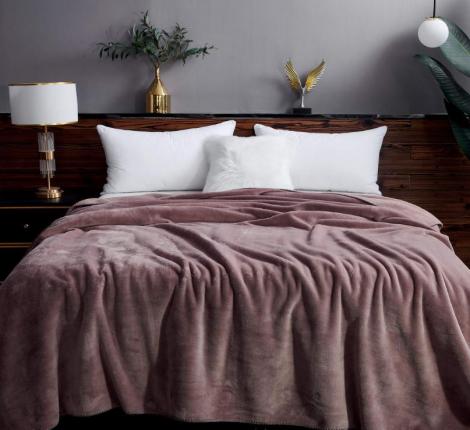 Плед "Sofi de Marko" София (пепел роза1) Велсофт, 160х220