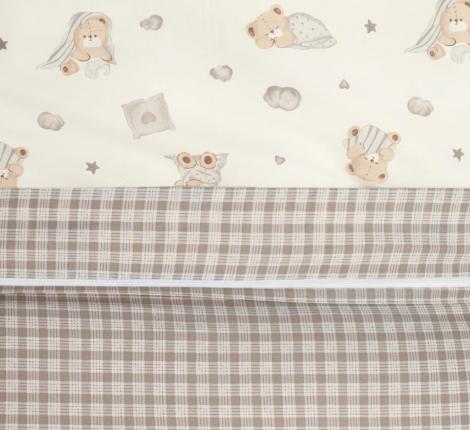 Постельное бельё детское "Sofi de Marko" Мишутки Сатин, 1,5 спальный