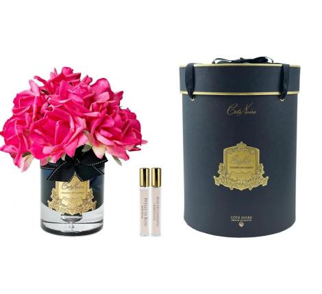 Большой букет роз ароматизированный "COTE NOIRE" (ярко-розовый), 2 спрея по 10 мл