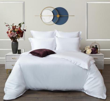 Постельное белье "Sofi de Marko" Моно (белый) Сатин ДеЛюкс, Евро