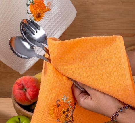 Салфетки вафельные "METEOR" 40*60 (2 шт.) AUTUMN