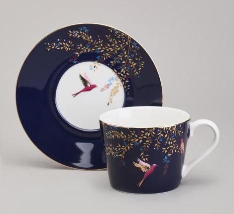Чайная пара "GOLDEN BIRDS" 419-127, 220 мл