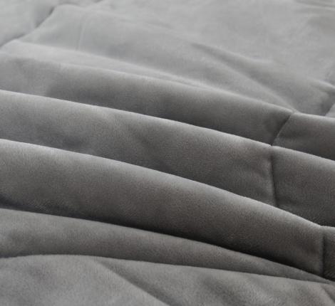 Постельное белье с одеялом &quot;Sofi de Marko&quot; Энрике (серый) Велюр, Семейный