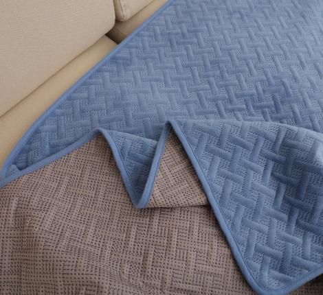 Комплект накидок на диван "Tango" Sofa 90x160 (2 шт.), голубой