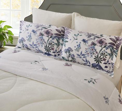 Постельное белье с одеялом "Sofi de Marko" Ренато №40 Велюр/Сатин, 1,5 спальный