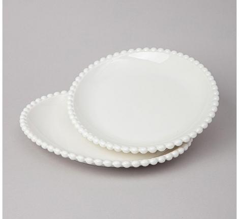 Набор овальных тарелок 2 шт. "PEARL", 23*19,5*3 см