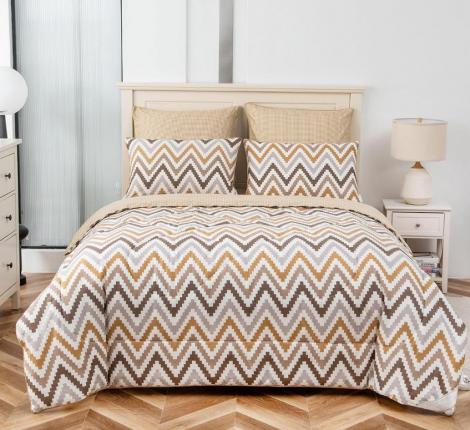 Постельное белье с одеялом "Sofi de Marko" Ришелье №36 Сатин, Семейный