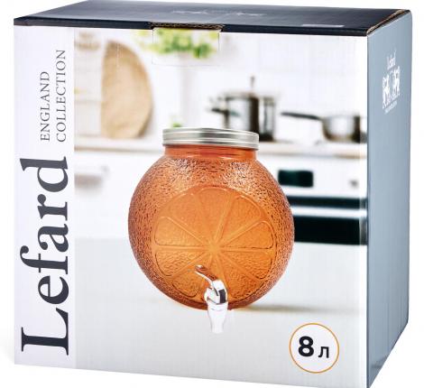 Диспенсер для напитков "ORANGE", 8 л