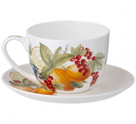 Чайный набор "FRUIT BASKET" 104-996 на 6 персон, 12 предметов (330 мл)