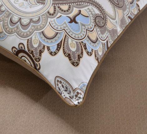 Постельное белье "Sofi de Marko" Атрия (бежевая) Сатин, Семейный