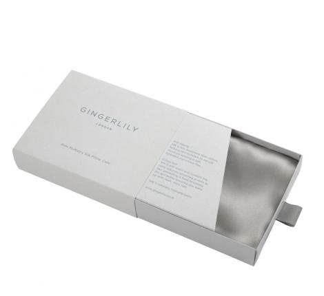 Наволочка шёлковая "Gingerlily" BEATY BOX grey (серебристый), 50х70