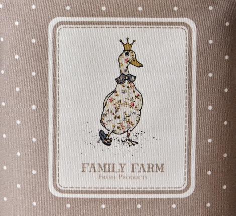 Фартук с пропиткой "FAMILY FARM" Кайма 60х70 см, капучино