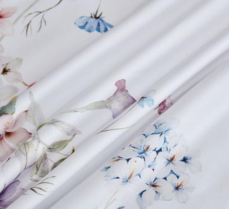 Постельное белье "Asabella" 2179-4S Мако-Сатин, 1,5 спальный