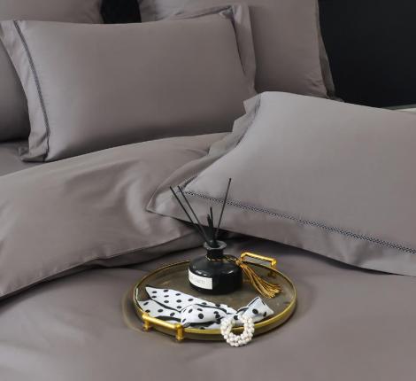 Постельное белье "Sofi de Marko" Изольда (кофе) Сатин ДеЛюкс, Семейный