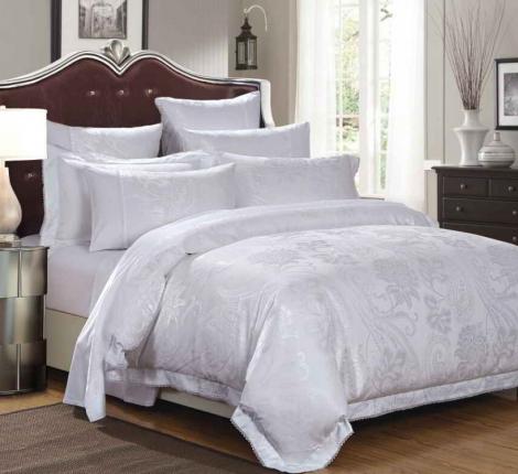 Постельное белье "Asabella" 623-4S Жаккард, 1,5 спальный