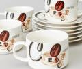 Кофейный набор "COFFEE MANIA" на 6 персон, 12 предметов (180 мл)