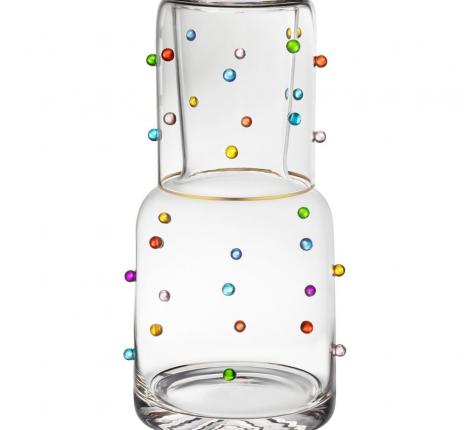 Графин с крышкой-стаканом  "COLORS" 685-143, 750/290 мл